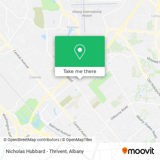 Mapa de Nicholas Hubbard - Thrivent