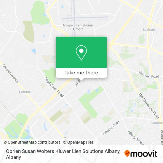 Obrien Susan Wolters Kluwer Lien Solutions Albany map