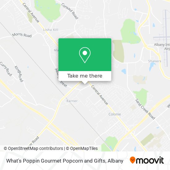 What's Poppin Gourmet Popcorn and Gifts map