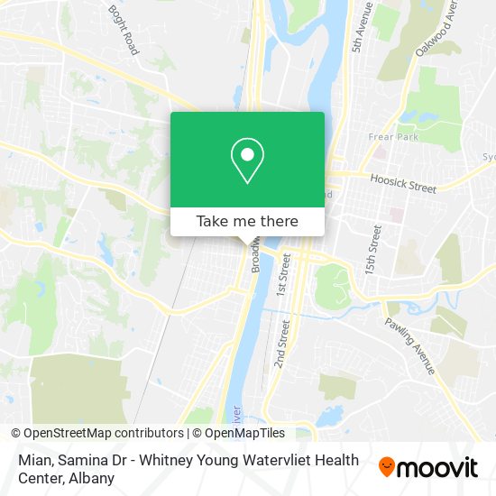 Mian, Samina Dr - Whitney Young Watervliet Health Center map
