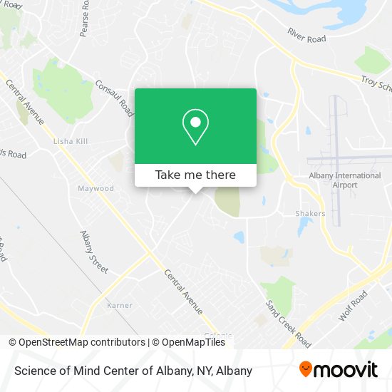 Science of Mind Center of Albany, NY map
