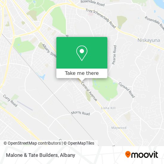 Malone & Tate Builders map