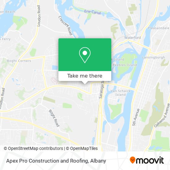 Mapa de Apex Pro Construction and Roofing