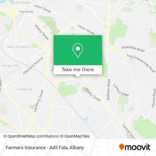 Mapa de Farmers Insurance - Adil Fala