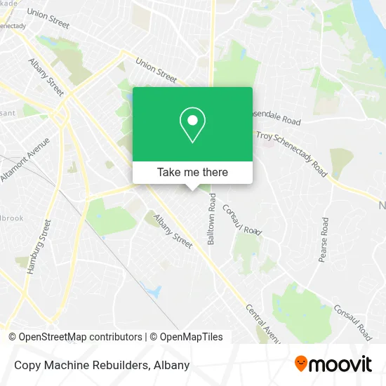 Copy Machine Rebuilders map