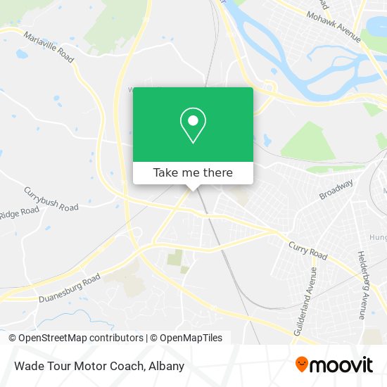 Mapa de Wade Tour Motor Coach