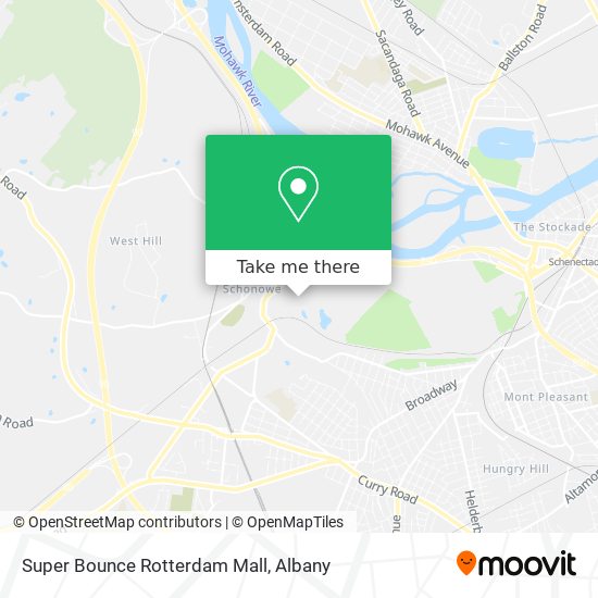 Mapa de Super Bounce Rotterdam Mall