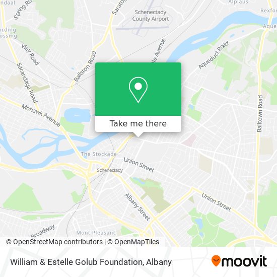 William & Estelle Golub Foundation map