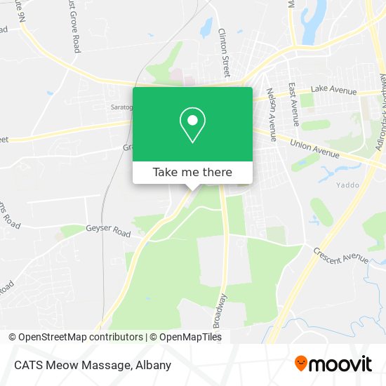 CATS Meow Massage map