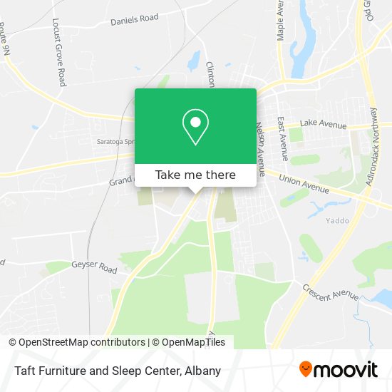 Taft Furniture and Sleep Center map