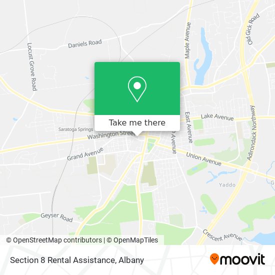 Section 8 Rental Assistance map