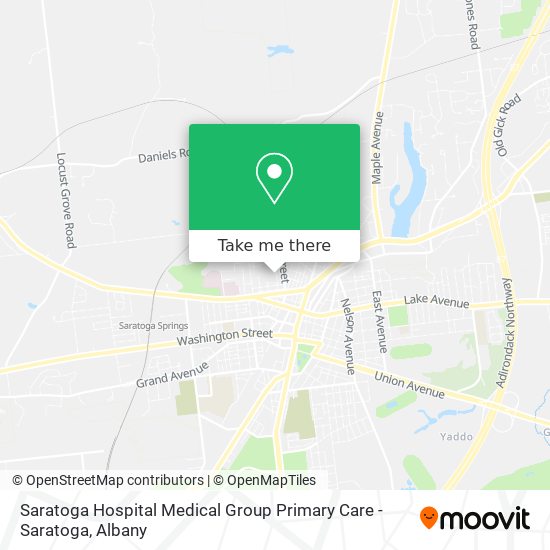 Saratoga Hospital Medical Group Primary Care - Saratoga map