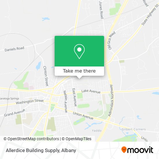 Allerdice Building Supply map