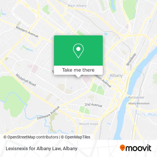 Lexisnexis for Albany Law map