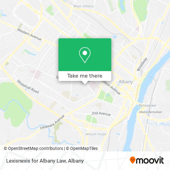 Mapa de Lexisnexis for Albany Law