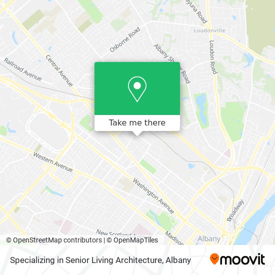 Specializing in Senior Living Architecture map