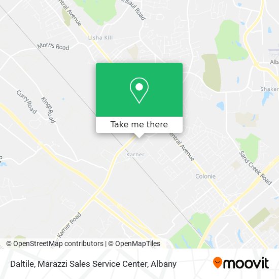 Daltile, Marazzi Sales Service Center map
