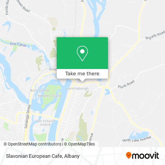 Slavonian European Cafe map