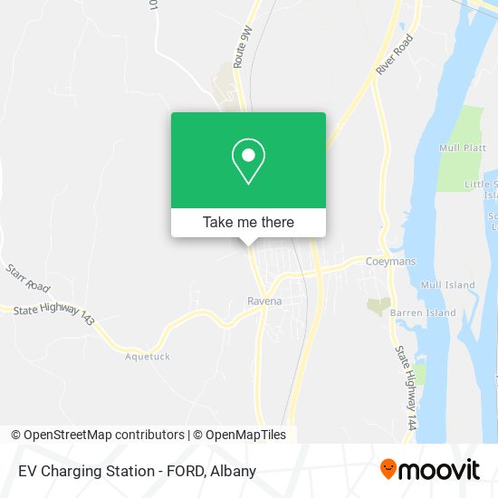 Mapa de EV Charging Station - FORD