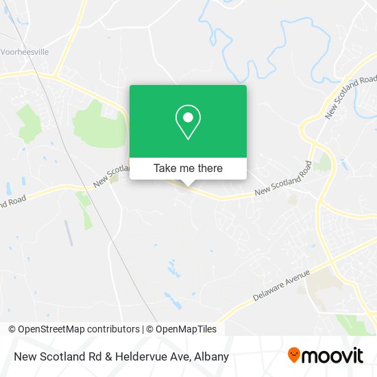 New Scotland Rd & Heldervue Ave map