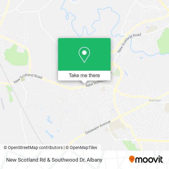 New Scotland Rd & Southwood Dr map