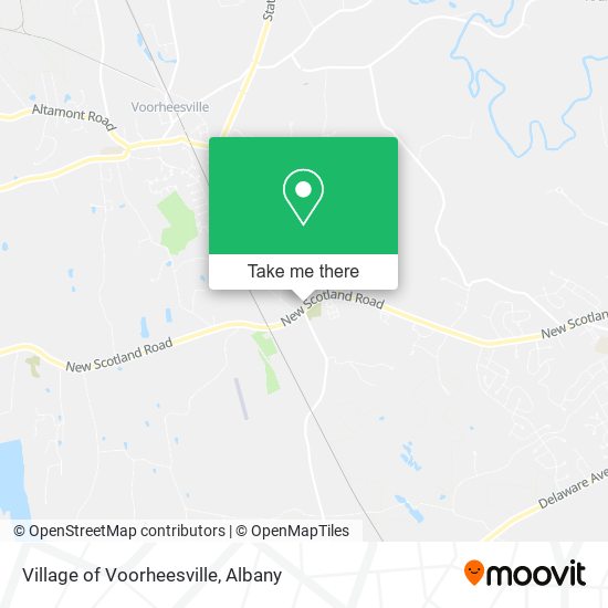 Village of Voorheesville map