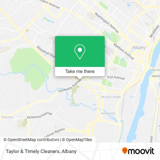 Taylor & Timely Cleaners map