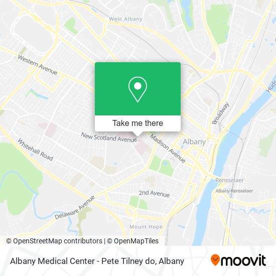 Albany Medical Center - Pete Tilney do map