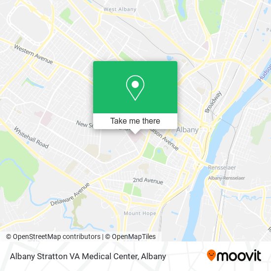 Albany Stratton VA Medical Center map