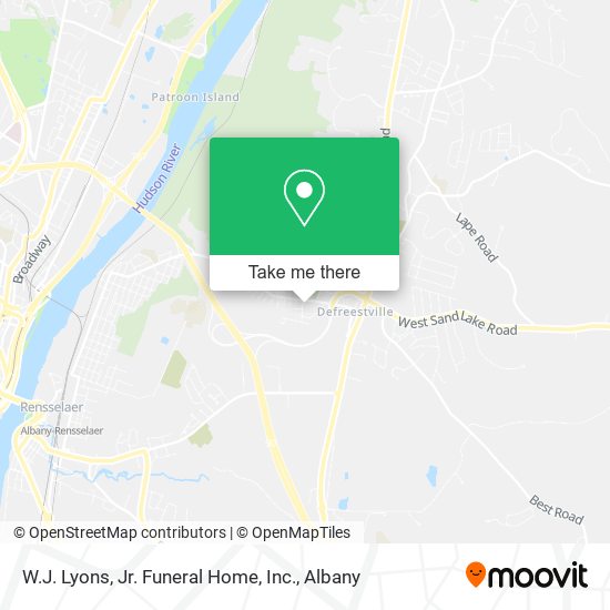 Mapa de W.J. Lyons, Jr. Funeral Home, Inc.