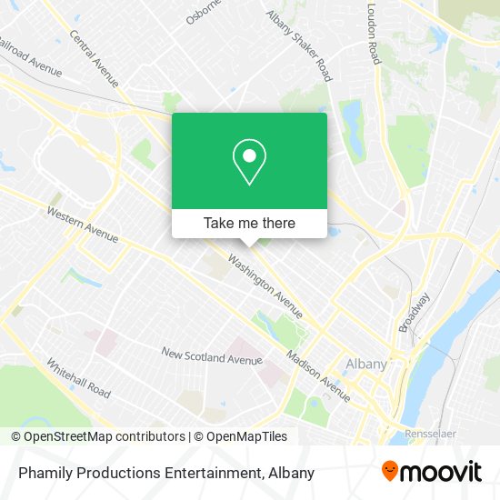 Phamily Productions Entertainment map