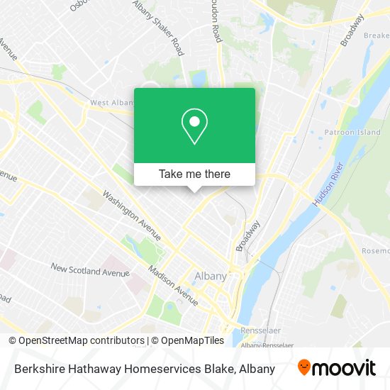 Berkshire Hathaway Homeservices Blake map