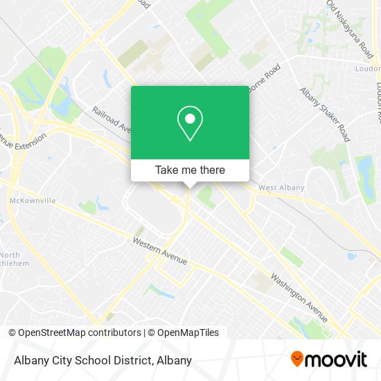 Albany City School District map