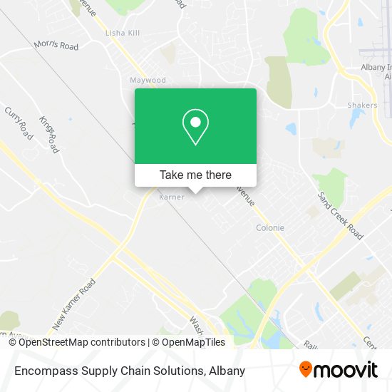 Encompass Supply Chain Solutions map