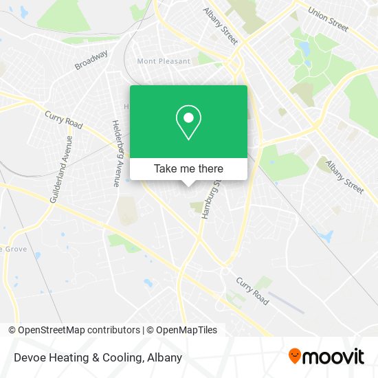 Devoe Heating & Cooling map