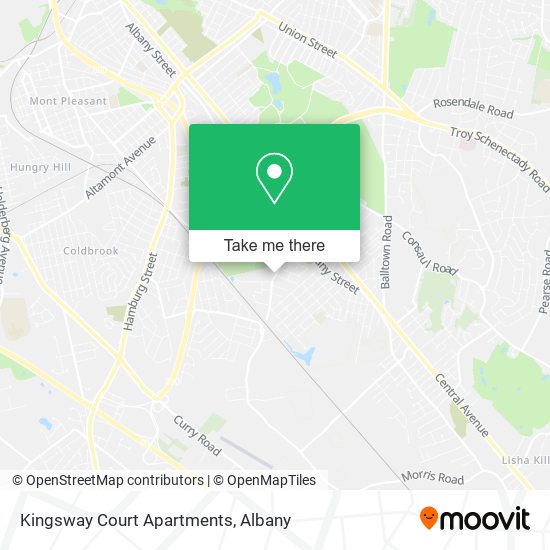 Kingsway Court Apartments map