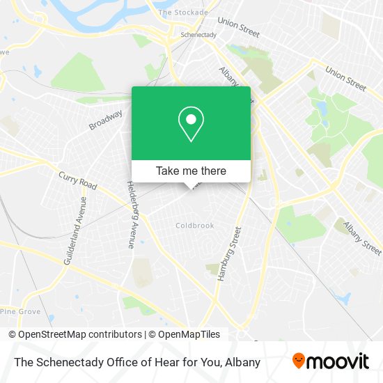 The Schenectady Office of Hear for You map