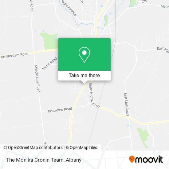 The Monika Cronin Team map