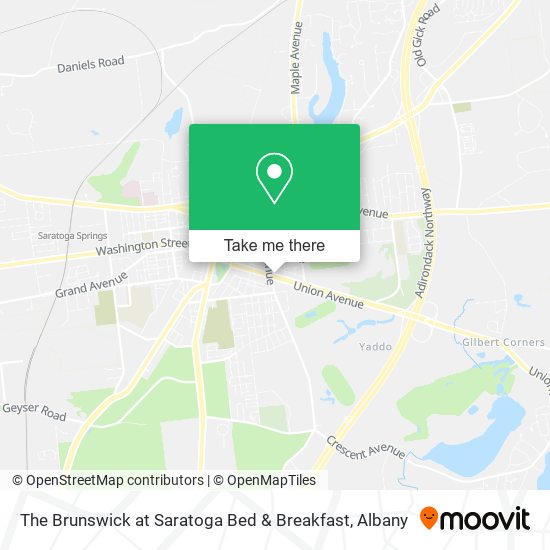 Mapa de The Brunswick at Saratoga Bed & Breakfast