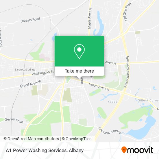 A1 Power Washing Services map