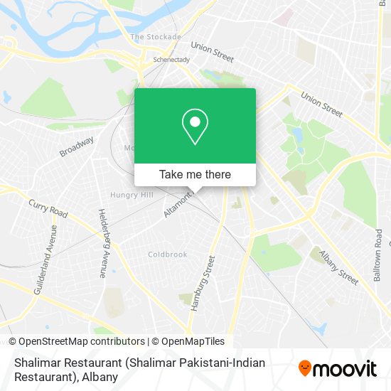 Shalimar Restaurant (Shalimar Pakistani-Indian Restaurant) map