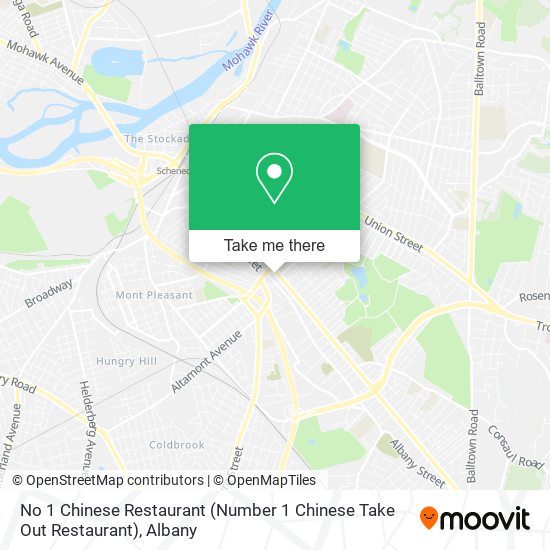 Mapa de No 1 Chinese Restaurant (Number 1 Chinese Take Out Restaurant)
