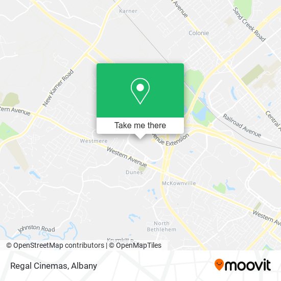 Mapa de Regal Cinemas