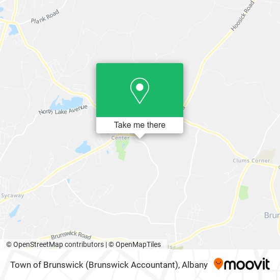 Mapa de Town of Brunswick (Brunswick Accountant)