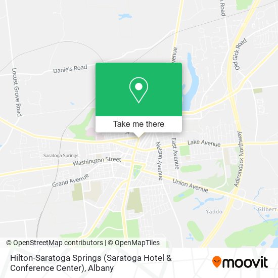 Hilton-Saratoga Springs (Saratoga Hotel & Conference Center) map