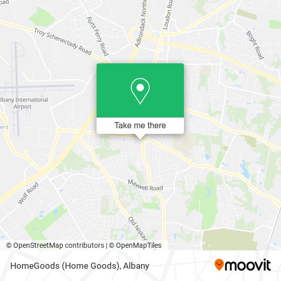 Mapa de HomeGoods (Home Goods)