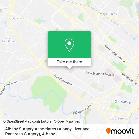 Mapa de Albany Surgery Associates (Albany Liver and Pancreas Surgery)