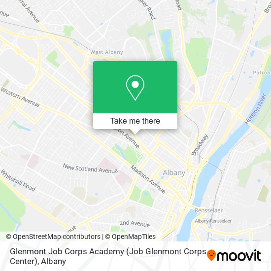 Glenmont Job Corps Academy map