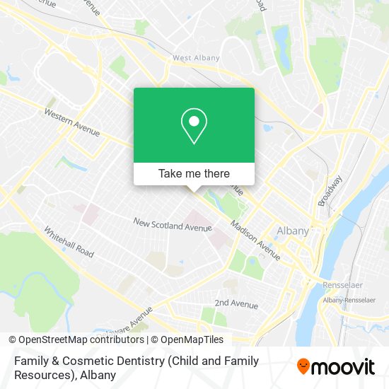 Family & Cosmetic Dentistry (Child and Family Resources) map