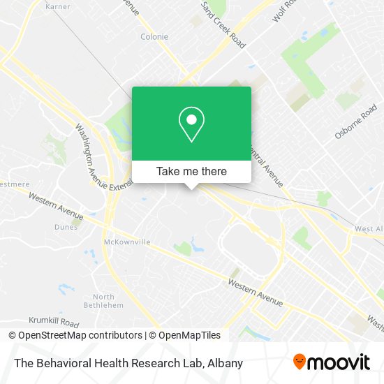 The Behavioral Health Research Lab map